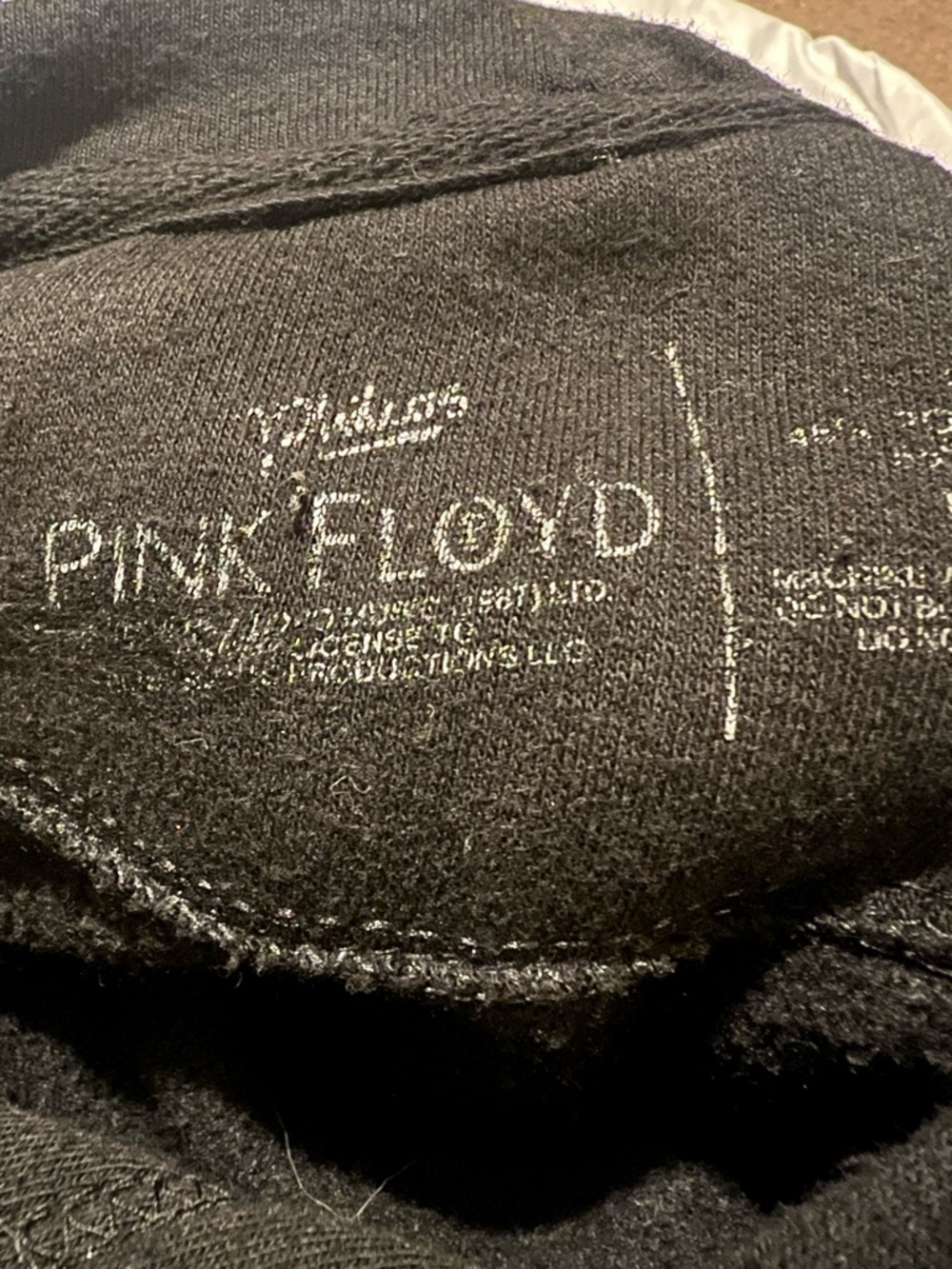 Vintage Pink Floyd Black Hoodie Men’s L Dark Side of The Moon Hoodie - Picture 9 of 9